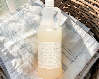 Plant-Based Liquid Laundry Detergent: Concentrated, Biodegradable, 32 oz