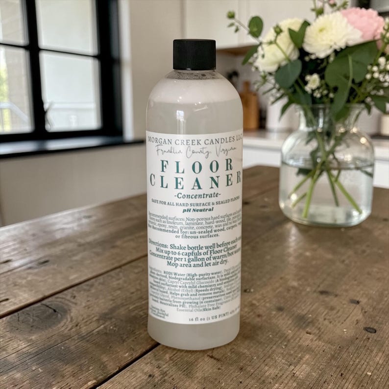Plant Based Floor Cleaner Concentrate: pH Neutral, Non-Toxic image 3