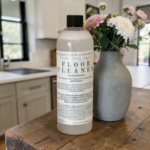 Plant Based Floor Cleaner Concentrate: pH Neutral, Non-Toxic Pretty in Pink