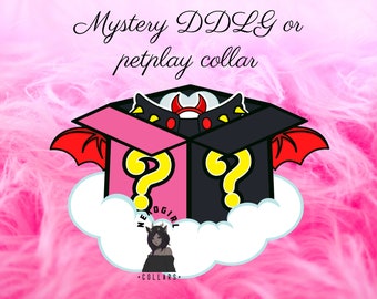 NekogirlCollars mystery box for petplay and DDLG chokers/collars! Optional between 3 different variations of mystery chokers~