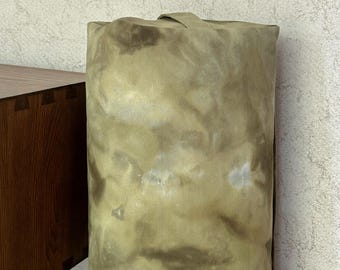 24x12x6" Rectangular Yoga Bolster COVER , Tie-dye Cotton Canvas COVER ONLY