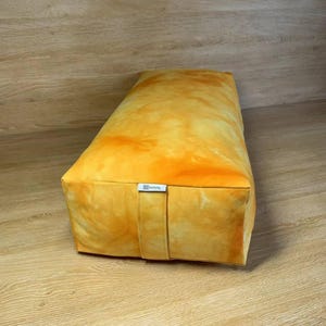 SUNFLOWR Bolster Cover Yoga Bolster Cover Yoga Pillow Case Cotton Canvas Tie-dye Fabric