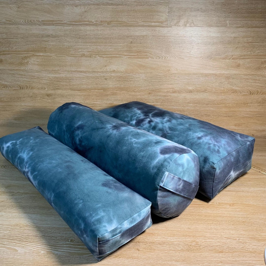 The INK Handmade Yoga Bolster Covers Set of 3 Pcs Pranayama Etsy