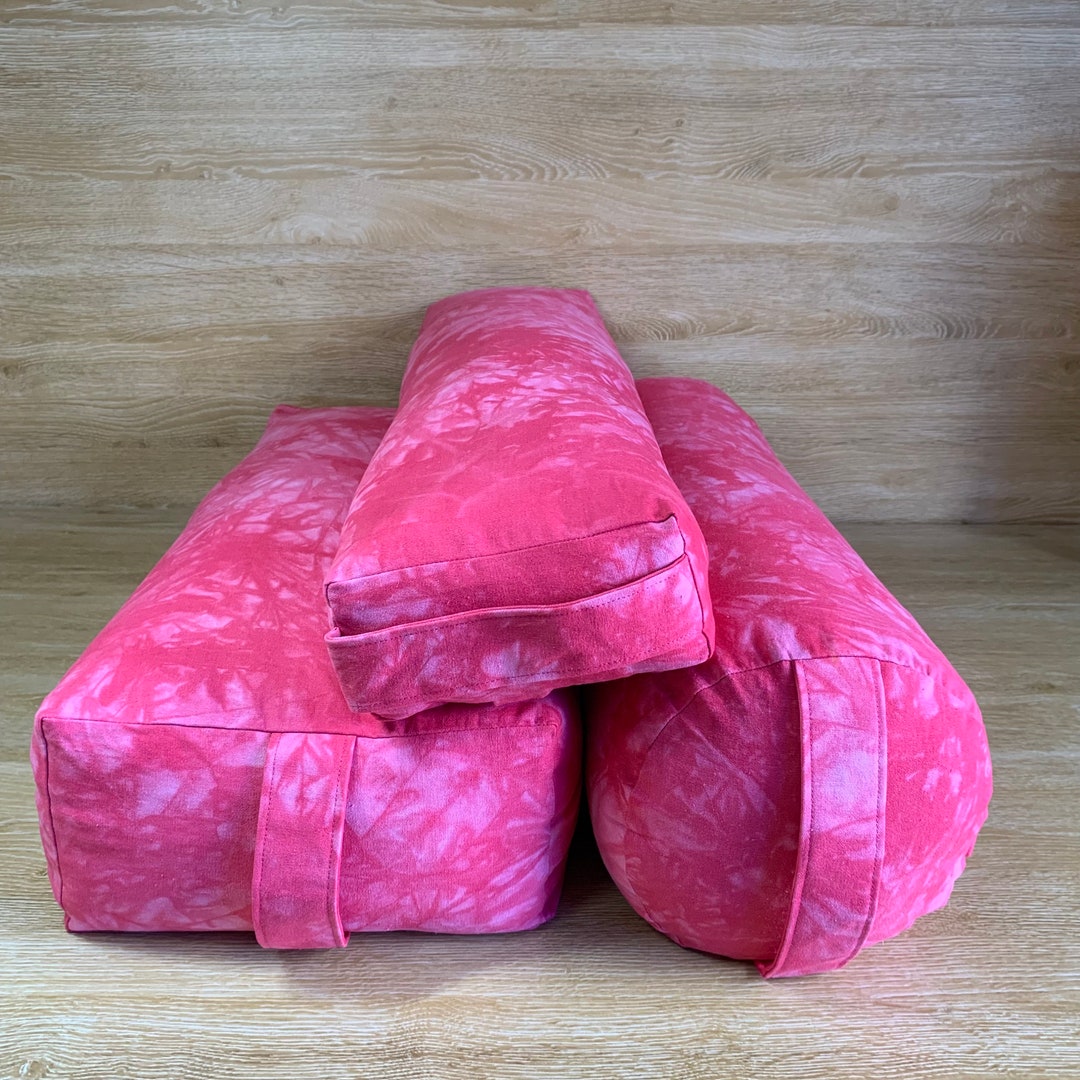 SAKURA Yoga Bolster Covers 3pcs Set Pranayama Rectangular & Etsy