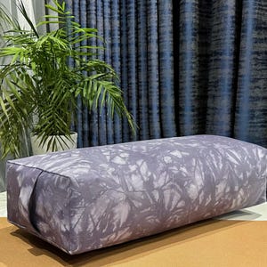 Poszewka na poduszkę do jogi 24x10x5 cali: prostokątna poszewka z płótna bawełnianego (WYPRZEDAŻ)