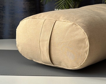 Yoga Bolster Covers for Hugger Mugger Standard Yoga Bolster 25x11x6" ,Yoga Pillow Cases, Customizable Studio Wholesale