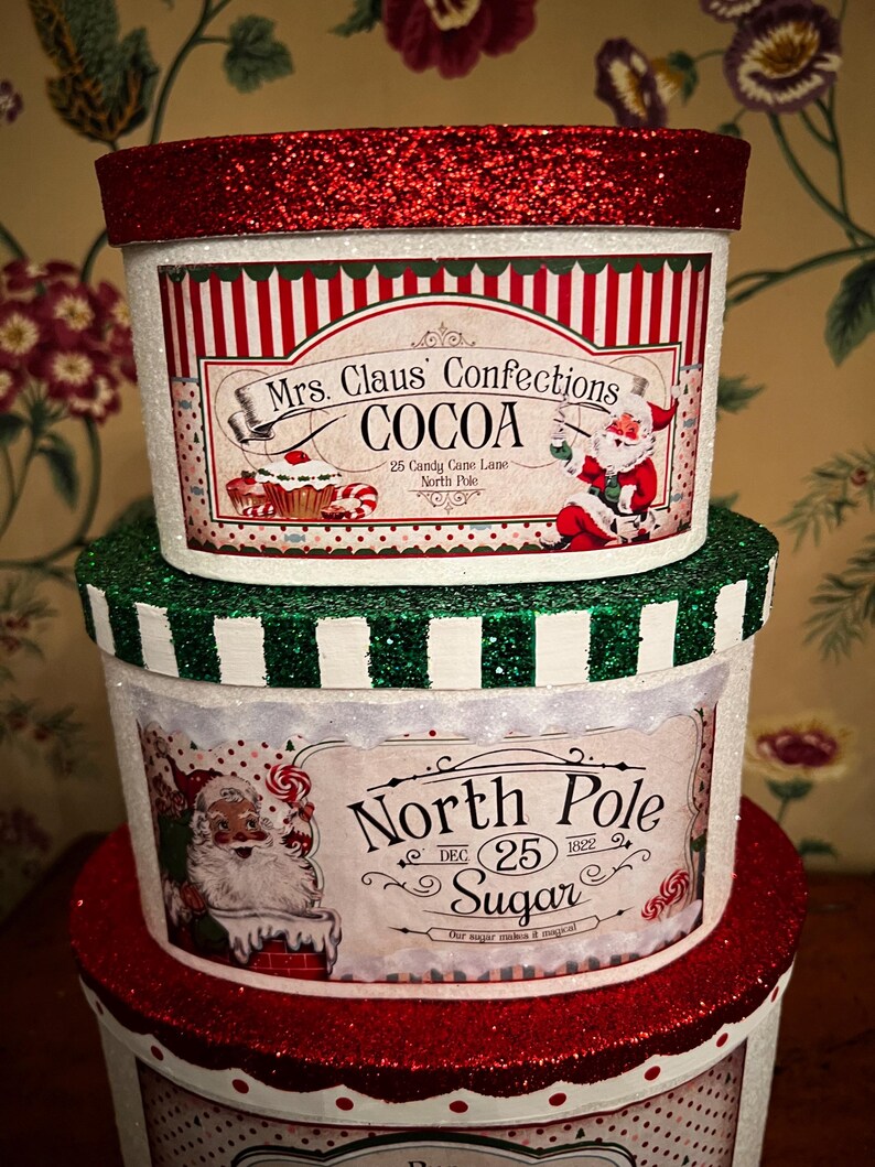 Bethany Lowe Sweet Tidings Stacking Boxes - Thumbnail 3