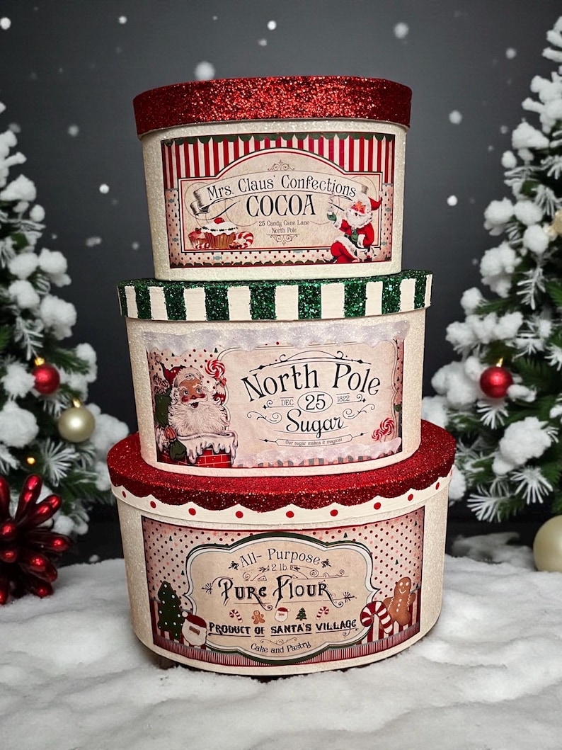 Bethany Lowe Sweet Tidings Stacking Boxes