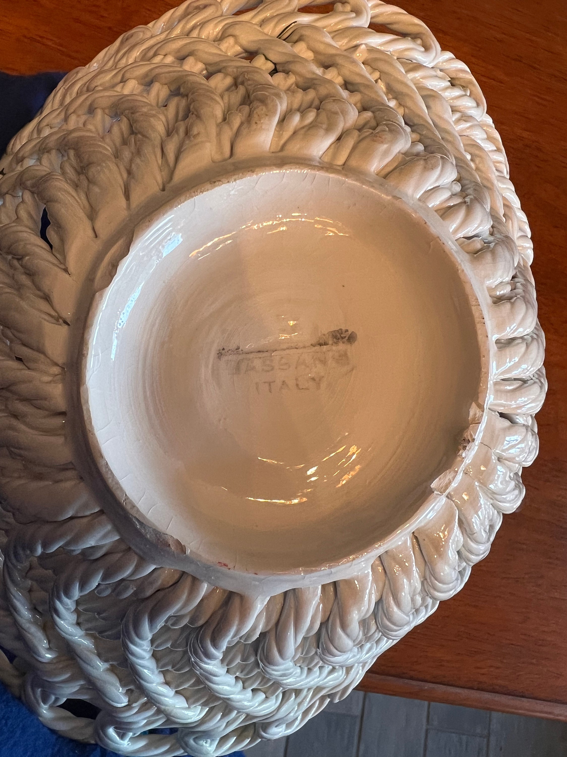 SOUPIERE FAIENCE ITALIENNE BASSANO