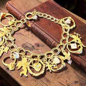 Kirks Folly Cherub Angel Bracelet - Etsy display picture 1