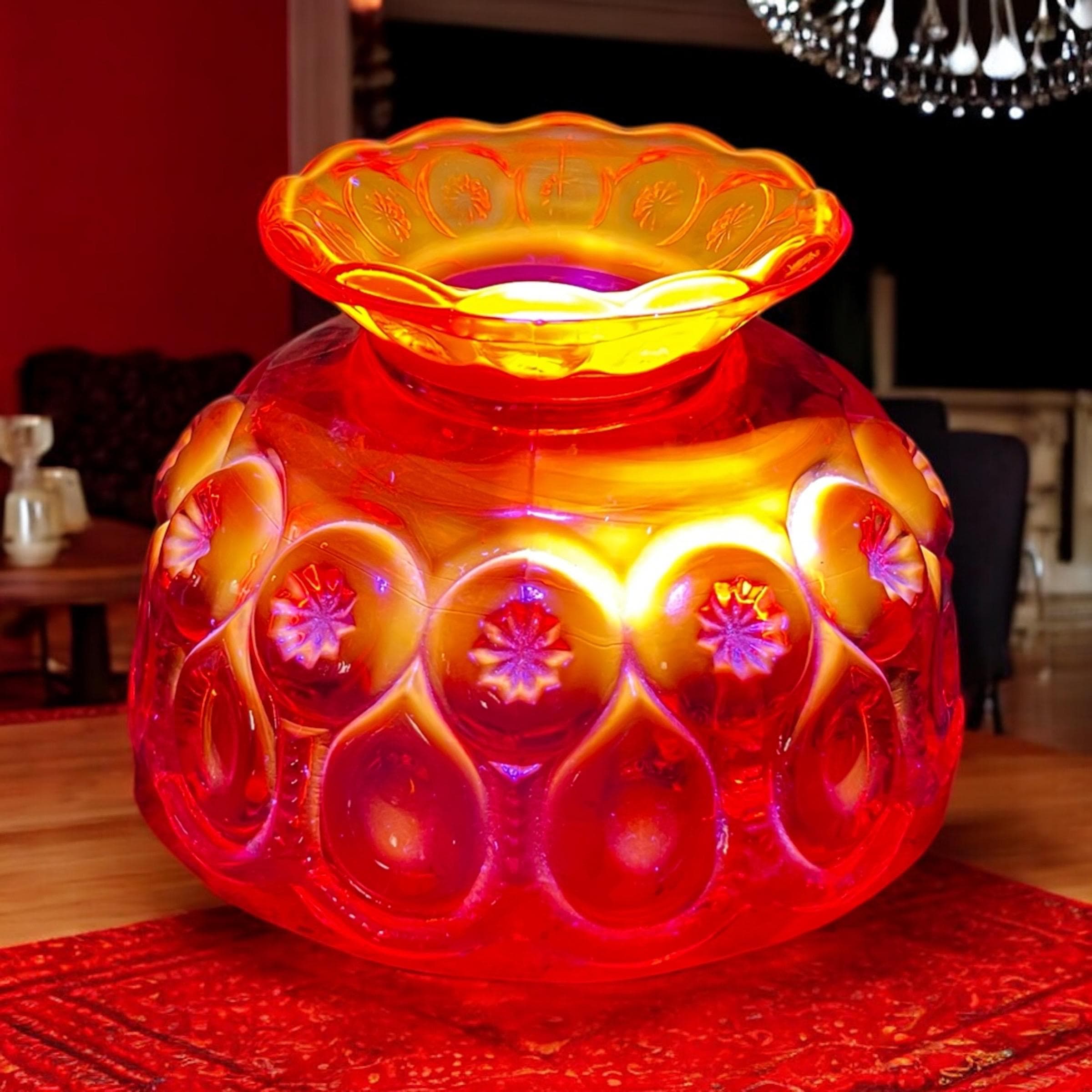 工芸品 Amberina Red amber Lamp Shade 工芸品 Amberina Red amber Lamp Shade Amberina Lamp Shade - Etsy