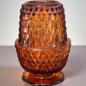 Amber Diamond Point Fairy Lamp - Etsy