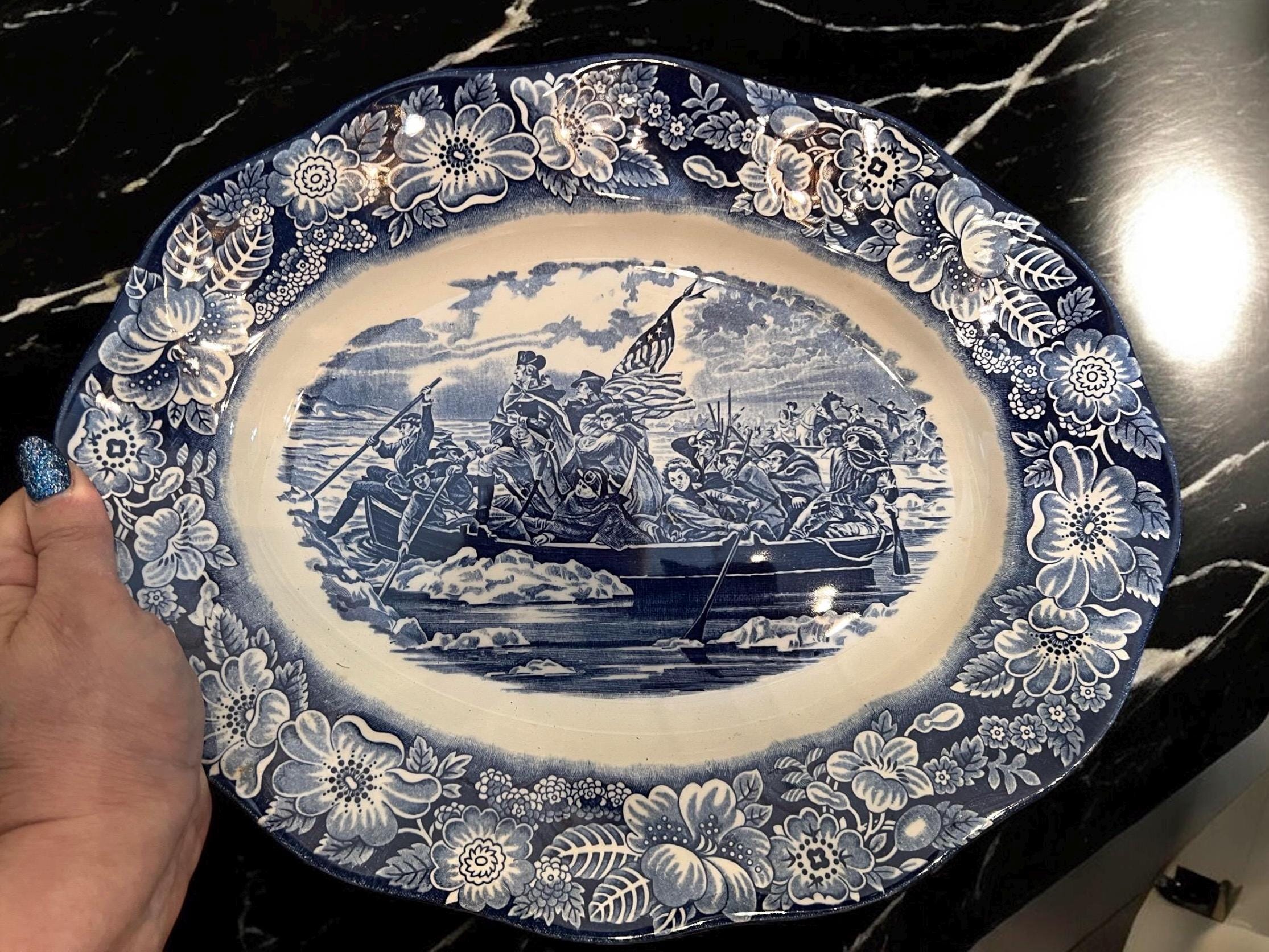 【VINTAGE】LIBERTY BLUE リバティーブルー　プレート　8P Liberty Blue dinnerware | eBay