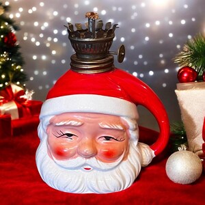 Santa Claus Oil Lamp - Etsy