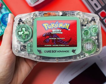 エクストリームグリーンのゲームボーイアドバンス！カスタム GBA