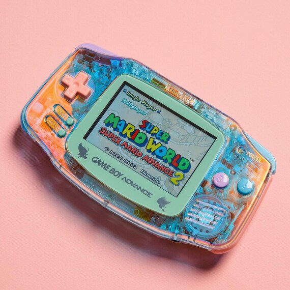 ゲームボーイカラー2.6インチIPS液晶カスタム【クリアピンク
