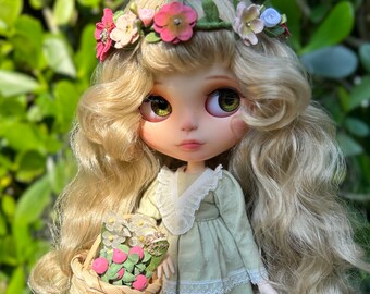 OOAK Custom Blythe Art Doll “Flora”
