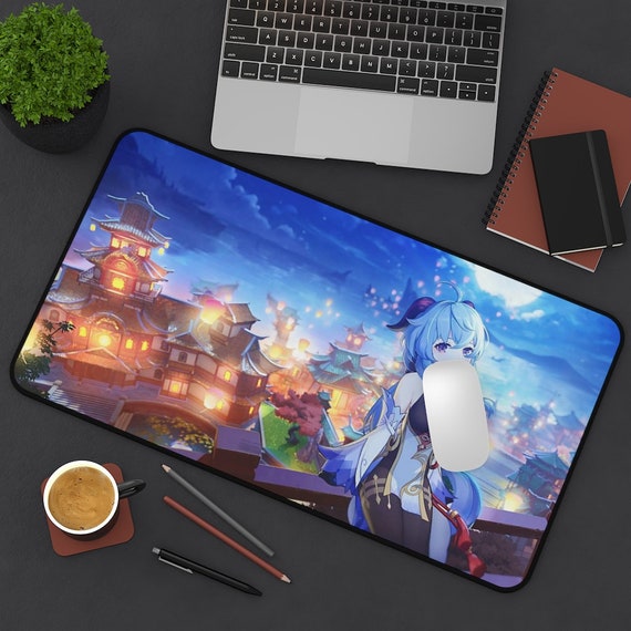 Ganyu Desk Mat Ganyu Mousepad Ganyu Genshin Impact Etsy UK