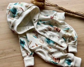 Micro Preemie Cotton Romper & Beanie, Newborn Coming Home Outfit