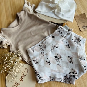 Baby summer outfit, Preemie girl clothes,Reborn doll clothes, Baby Summer Set ,Coming Home Outfit, Micro Premie clothes, Baby Shower Gift