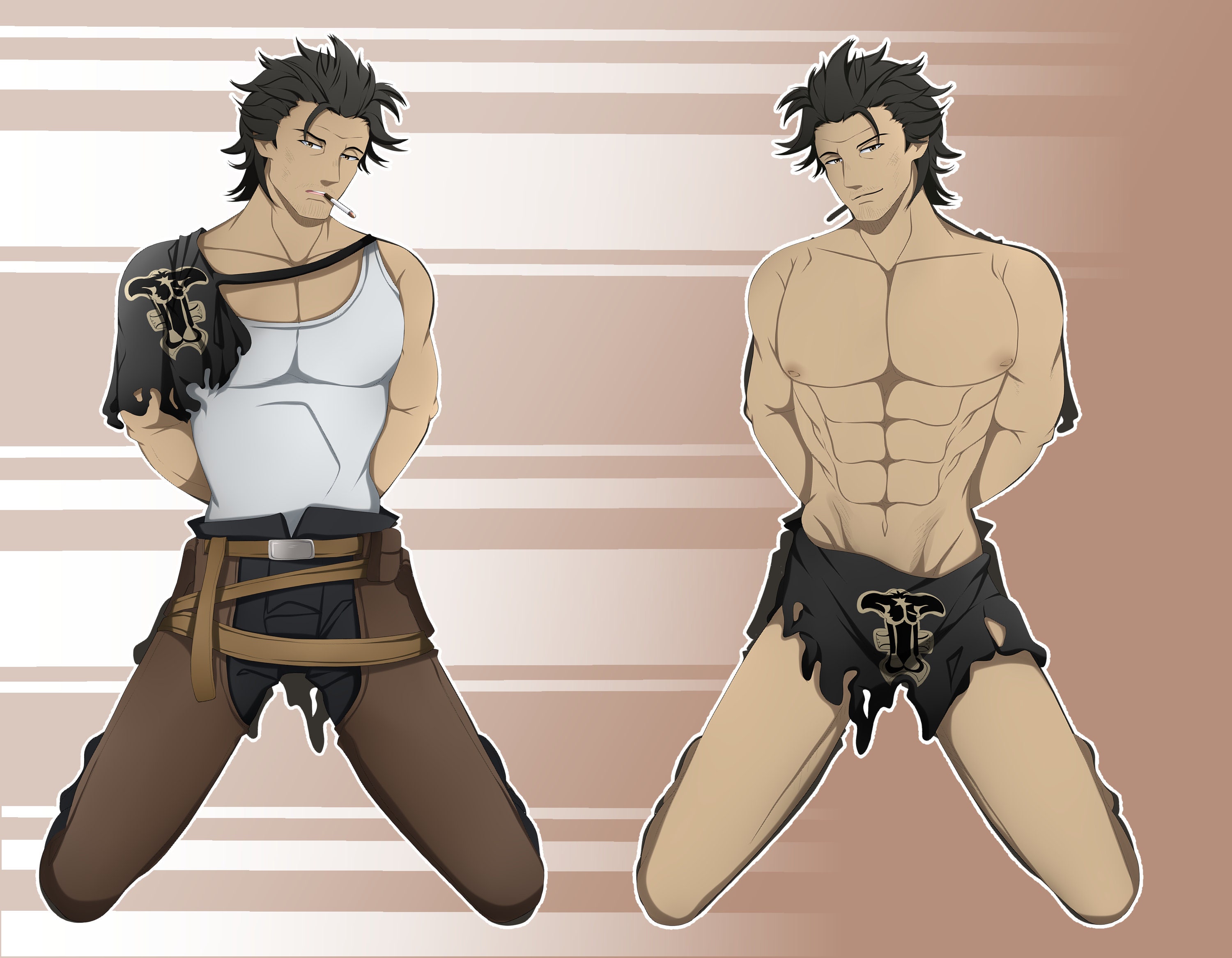 Captain Yami Wire Wrap Keychain — Ototobo