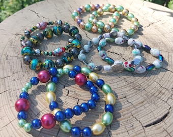 Multicolor, Stretch bracelet sets