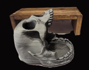 Tour de dés crâne imprimée en 3D pour donjons et dragons, accessoires de jeu RPG de table