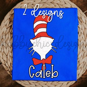Silly cat with hat character faux applique design PNG 300DPI high resolution