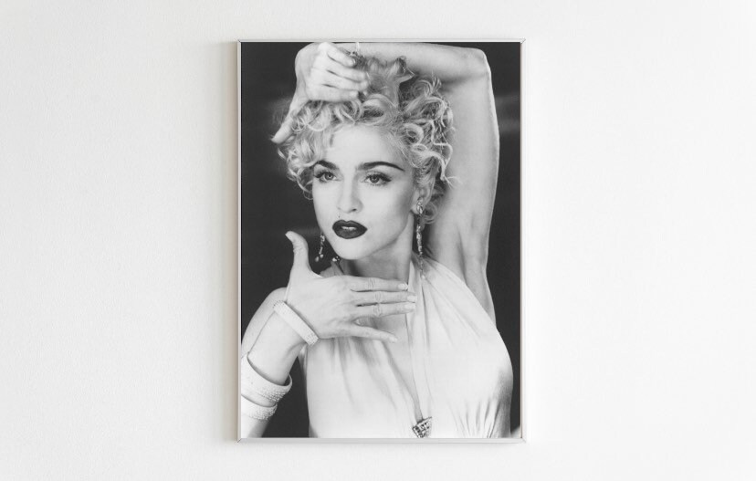 Madonna Vogueing Poster