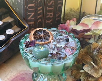 Abundant Intention spell candle witchcraft manifesting