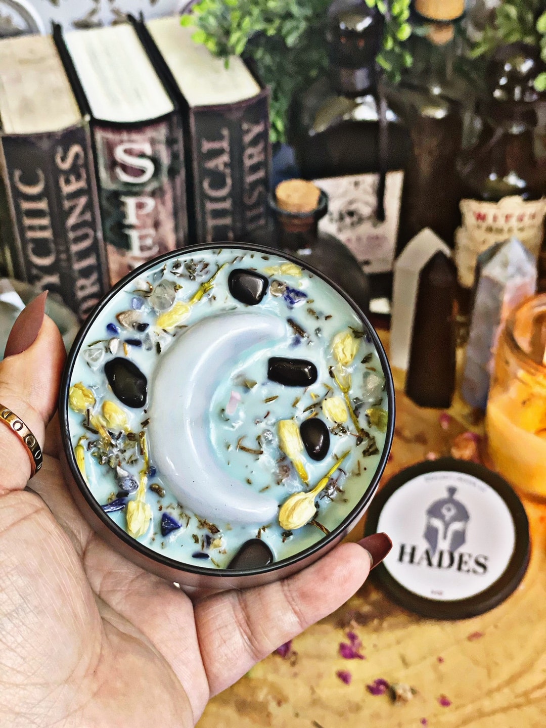 Hades Altar Offering Intention Candle Etsy