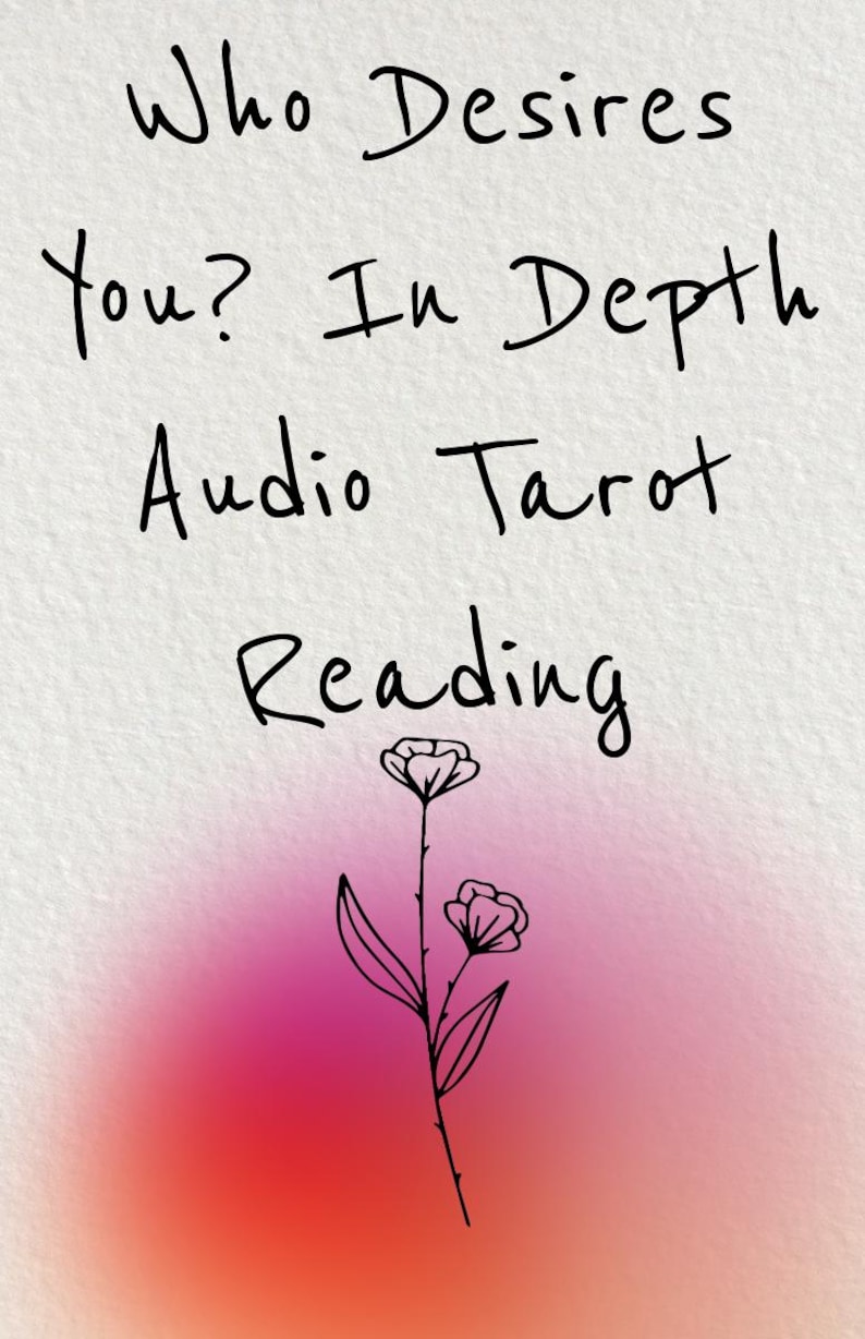 Depth First Search Drawing Detailed Blind Tarot Audio Love in Depth Reading: Who Desires You ...