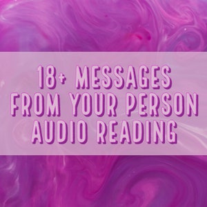 18+ Botschaften von Deiner Person Audio Sex Tarot Legung