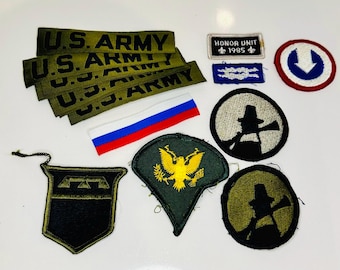 U S Army Patch Lot Honor Unit  1985 Patches