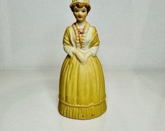 Victorian Beautiful Lady Ceramic Figurine Bells