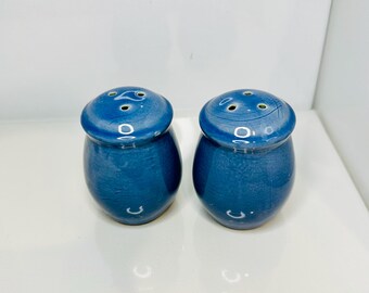 Vintage Blue Salt & Papper Shakers