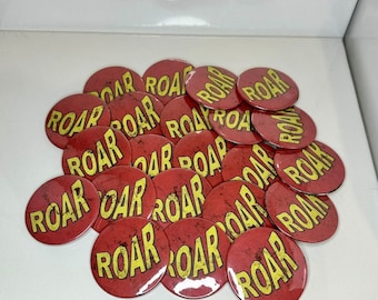 Pin Roar Lion Dinosaur Round 22 Pcs