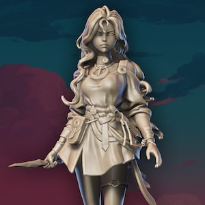 Elara Arcaneheart Miniature (Standard & NSFW Variations) - Lily&#39;s Minis - 28mm / 32mm / 36mm