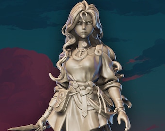 Elara Arcaneheart Miniature (Standard & NSFW Variations) - Lily's Minis - 28mm / 32mm / 36mm