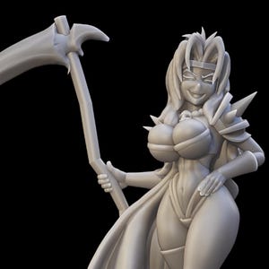 Heartbreaker Necromancer Miniature - 28mm / 32mm / 36mm - Juancho&#39;s Minis - Resin Printed Figure for D&D, TTRPGs, and Board Games