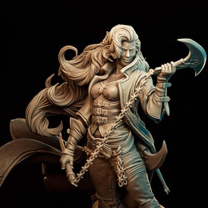 The Flail Queen Miniature - Witchguild - 28mm / 32mm / 36mm / 155mm