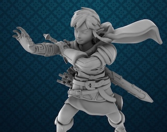 Brave Elf Miniature - Irnkman&#39;s Minis - 28mm / 32mm / 36mm / 75mm
