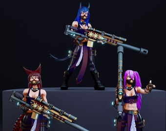 Sergents de tireur d'élite Aurora Vanguard (standard et NSFW) - Feathr0z - 32 mm