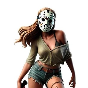 Summertime Slasher Miniature (Standard & NSFW Variations) - Cosmondo - 28mm / 32mm / 36mm / 75mm / 120mm