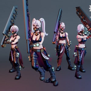 Aurora Vanguard Sword Troops - Feathr0z - 32mm