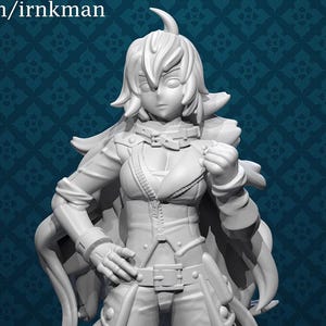 Guldlock Miniatyr - 28 mm / 32 mm / 36 mm - Irkman's Minis - Omålad hartstryckt figur för D&D, TTRPGs och brädspel