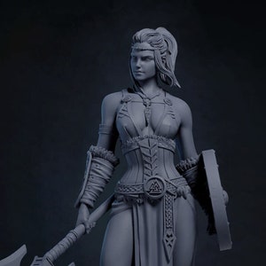 Thyra: The North Woman - Toydoy Miniatures - 75mm