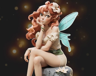 Celestia, Fairy (Standard & NSFW Versions) - Female Miniatures - 28mm / 32mm / 36mm / 75mm