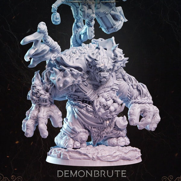 Demon Brute (5 Variations) - Legend of Grimm - 28mm / 32mm / 36mm