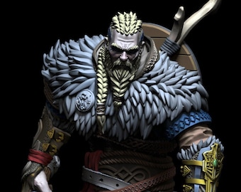 Viking Assassin Miniature - DraGun Studios - 28mm / 32mm / 36mm / 100mm